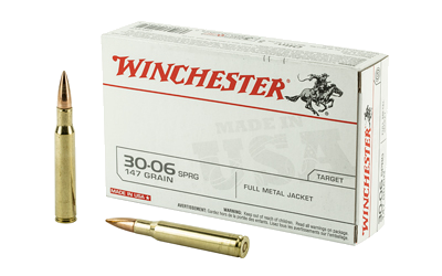 Winchester USA 3006sp 147 Grain Full Metal Jacket Ammunition – 20 Rounds