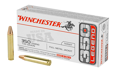 Winchester USA 350 Legend .350 Legend 145 Grain Full Metal Jacket Ammunition – 20 Rounds