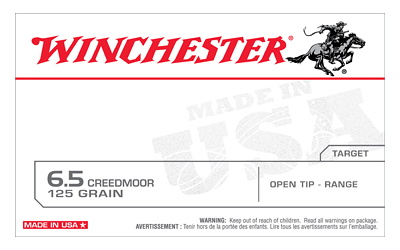 Winchester USA 6.5 Creedmoor 125 Grain Ammunition – 20 Rounds