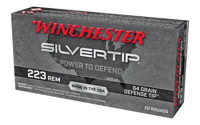Winchester Silvertip .223 Rem 64 Grain Ammunition – 20 Rounds