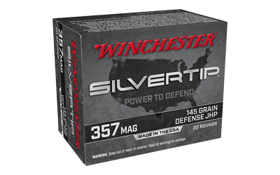 Winchester Silvertip .357 Magnum 145 Grain Hollow Point Ammunition – 20 Rounds