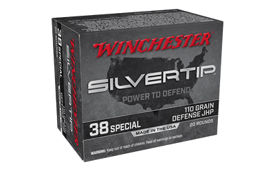 Winchester Silvertip 38spc .38 Special 110 Grain Ammunition – 20 Rounds