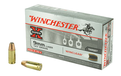 Winchester Sprx Winclean 9mm 147 Grain Ammunition – 50 Rounds