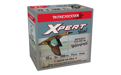 Winchester Xpert Steel 12 Gauge #6 Shot Ammunition – 25 Rounds