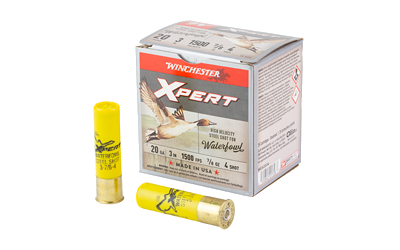 Winchester Xpert Steel Wf 20 Gauge #4 Shot Ammunition – 25 Rounds