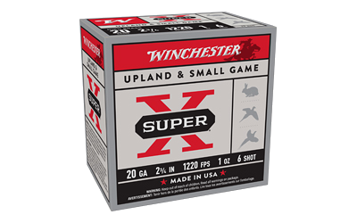 Winchester Sprx 20 Gauge #6 Shot Ammunition – 25 Rounds