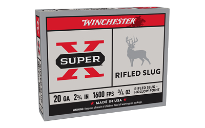 Winchester Sprx 20 Gauge SLUG Ammunition – 5 Rounds