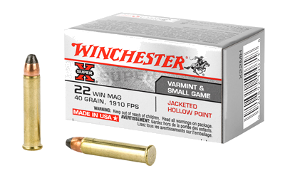 Winchester Sprx .22 Magnum 40 Grain Jacketed Hollow Point Ammunition – 50 Rounds