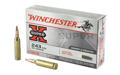 Winchester Sprx .243 Win 80 Grain Ammunition – 20 Rounds