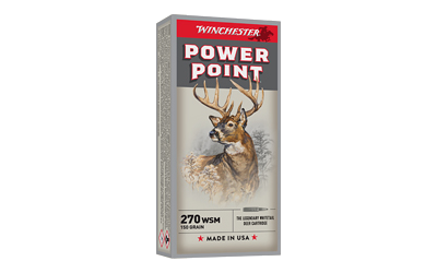 Winchester Sprx Pwr Pnt 270wsm .270 WSM 150 Grain Ammunition – 20 Rounds