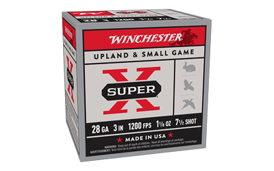 Winchester Superx 28 Gauge #7.5 Shot Ammunition – 25 Rounds