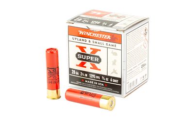 Winchester Spr-X Upld 28 Gauge #6 Shot Ammunition – 25 Rounds