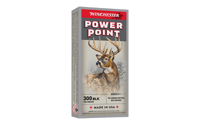 Winchester Power Point .300 Blackout 150 Grain Ammunition – 20 Rounds