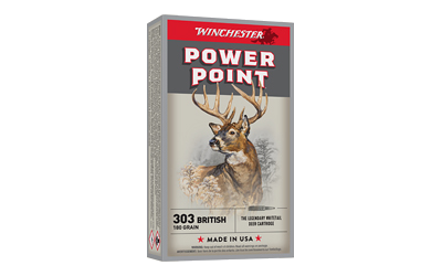 Winchester Sprx Pwr Pnt .303 British 180 Grain Ammunition – 20 Rounds