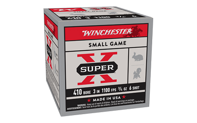 Winchester Sprx 410 3" 6 #6 Shot Ammunition – 25 Rounds