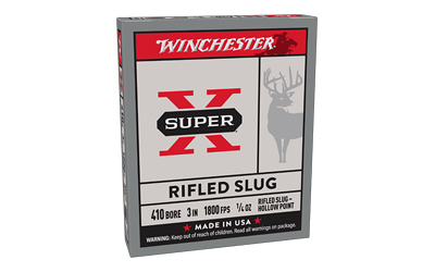 Winchester Sprx 410 3" 1/4 oz Rifled SLUG Ammunition – 5 Rounds