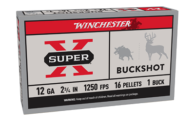 Winchester Superx 12 Gauge BUCKSHOT Ammunition – 5 Rounds
