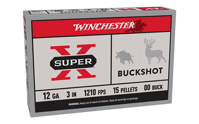 Winchester Superx 12 Gauge BUCKSHOT Ammunition – 5 Rounds