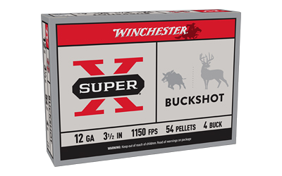 Winchester Super-X 12 Gauge BUCKSHOT Ammunition – 5 Rounds