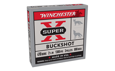 Winchester Sprx 410 2.5"000BK 3PLT BUCKSHOT Ammunition – 5 Rounds