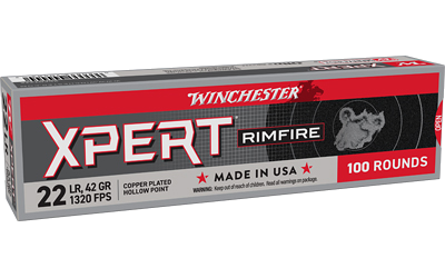 Winchester Xpert Rimfire .22 LR 42 Grain Ammunition – 100 Rounds