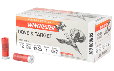 Winchester Sprx Steel 12 Gauge #6 Shot Ammunition – 100 Rounds