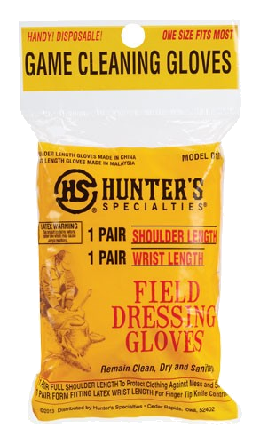 Hunters Specialties Field Dressing Gloves Shoulder&Wrist Length 1-Pair Ea