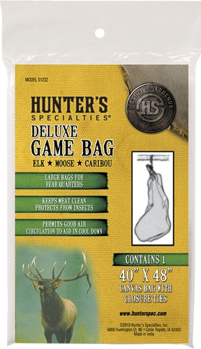 Hunters Specialties Game Hanging Bag Deluxe Heavy Duty 40"X48" Reusable