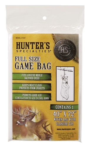 Hunters Specialties Field Dressing Game Bag Deer Size 40"X72"
