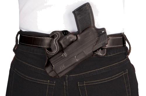 DeSantis Small of Back Lthr Glock 17/19 OWB Right-Hand Holster