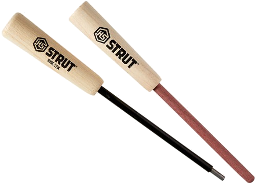 Hunters Specialties Strut Call Striker Twin Pack for Pot Style Carbon/Wood