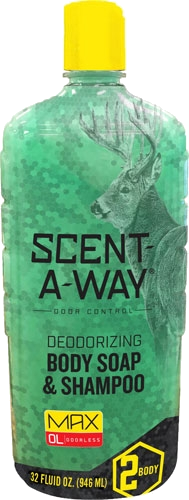 Hunters Specialties Hs Body Wash & Shampoo Scent-A-Way Max 32fl Ounces