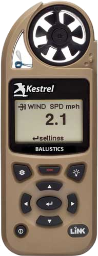 Kestrel Ballistics 5700 Ballistics Weather Meter with Link Tan