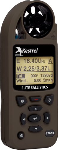 Kestrel Ballistics 5700x Wez with Applied Ballistics Flat Dark Earth