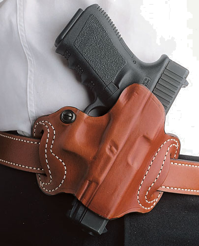 DeSantis Mini Slide Leather Tan SIG Sauer P365 OWB Right-Hand Holster
