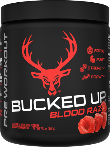 Bucked Up Pre-Workout Blood Raz 30 Servings