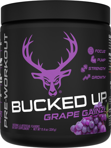 Bucked Up Pre-Workout Grape Gainz 30 Servings