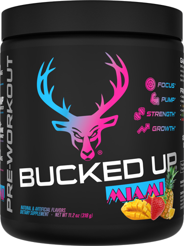 Bucked Up Pre-Workout Miami Strawberry Mango 30 Servings