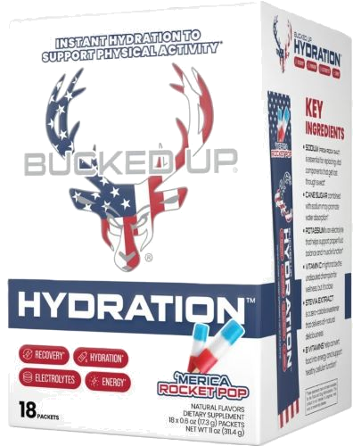 Bucked Up Hydration 2.0 Rocket Pop 18 Count