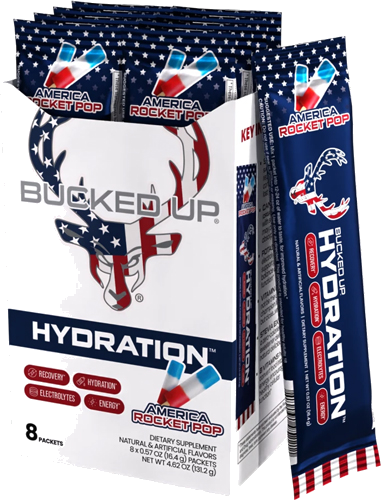 Bucked Up Hydration 2.0 Rocket Pop 8 Count
