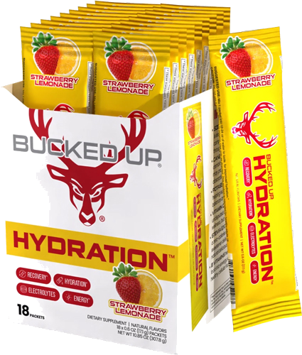 Bucked Up Hydration 2.0 Strawberry Lemonade 8 Count