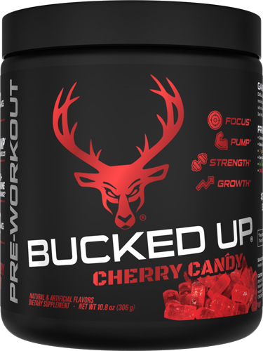 Bucked Up Pre-Workout Cherry Hard Candy 30 Servings