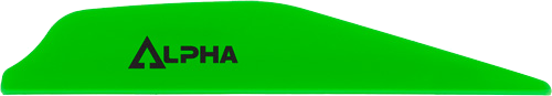 Bohning Alpha AR 1250 Vane 2.8" Neon Green 36-Pack