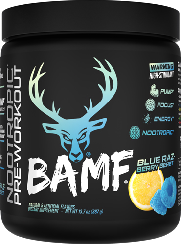 Bucked Up Pre-Workout Bamf Raz-Berry Beret 30servin