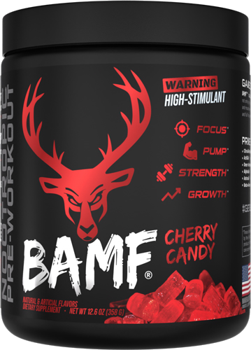 Bucked Up Pre-Workout Bamf Cherry Hard Candy 30 Servings