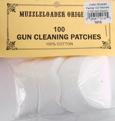 Modern Muzzleloader Original Cotton Patch 45-58 Cleaning 100-Pack