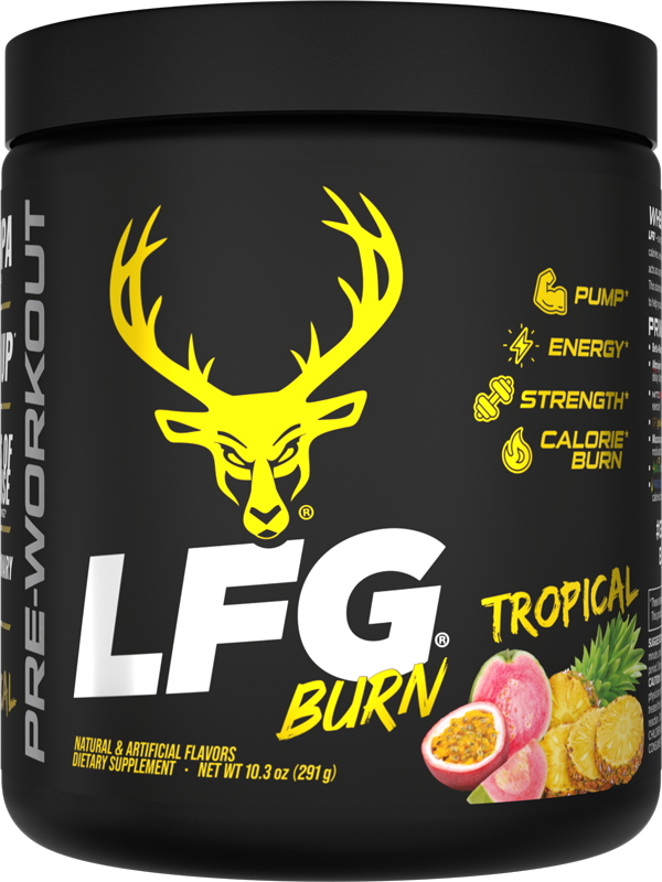 Bucked Up Pre-Workout Lfg Burn Tropical 30 Servings