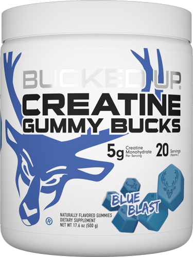 Bucked Up Creatine Gummies Blast 20 Servings