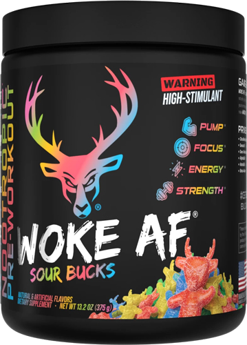 Bucked Up Pre-Workout Woke Af Sour Bucks 30 Servings
