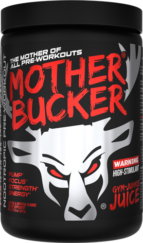Bucked Up Pre-Workout Mother Bucker Gym Junkie Juice 20SRV